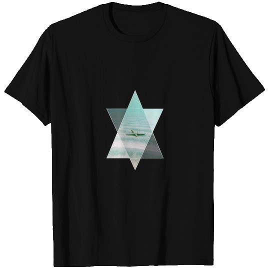 Ocean Starfish Geometry T Shirts