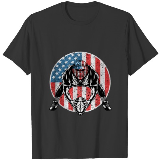 American Football Quarterback USA T-shirt