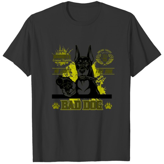 Doberman baddog T-shirt