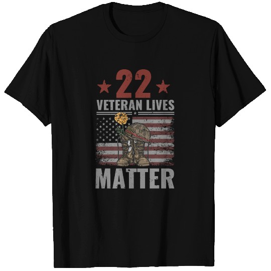 22 Veterans A Day Lives Matter Patriotic T Shirts
