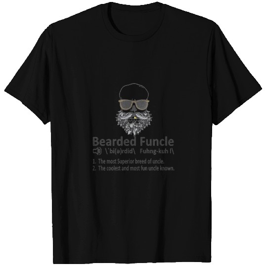 Bearded Funcle T Shirts
