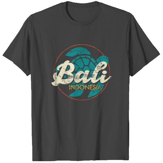 Bali Sea Turtle Indonesia T Shirts