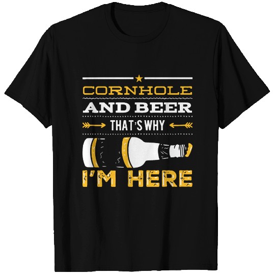 Cornhole And Beer For Bean Sack Lovers T Shirts