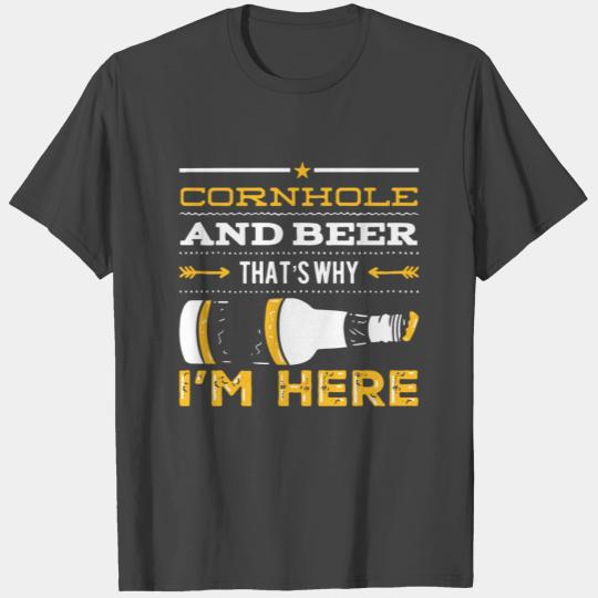 Cornhole And Beer For Bean Sack Lovers T Shirts