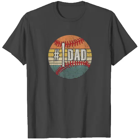 Baseball Dad Funny Baseball Softball Dad Father Pa T Shirts