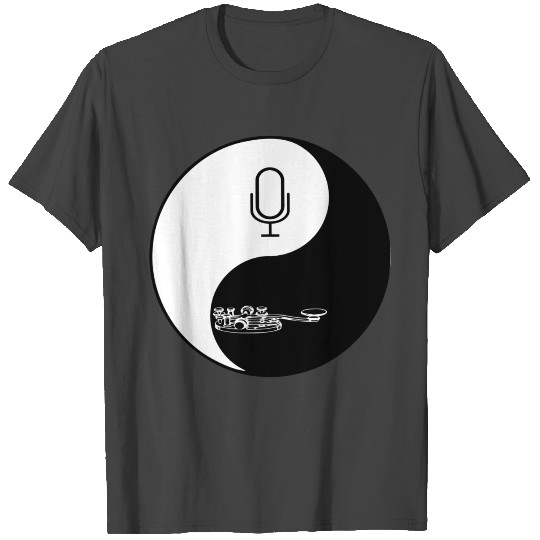 YING YANG CW KEY AND MIC T Shirts