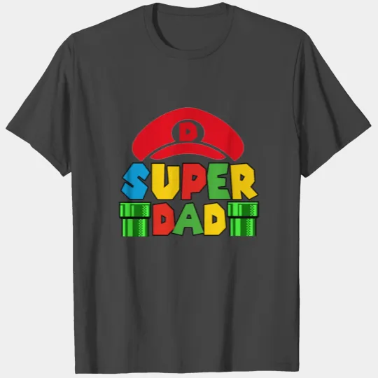 super dad super daddio fathers day game gift T Shirts