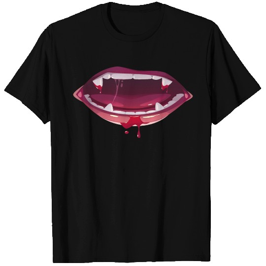 Dracula Scary Mouth T Shirts