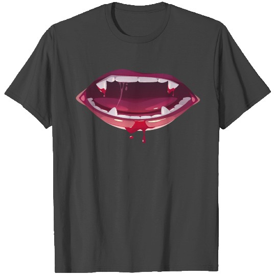 Dracula Scary Mouth T Shirts