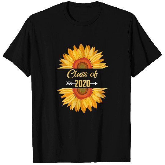 Class 2020 High School Graduation Senior Sunflower T Shirts