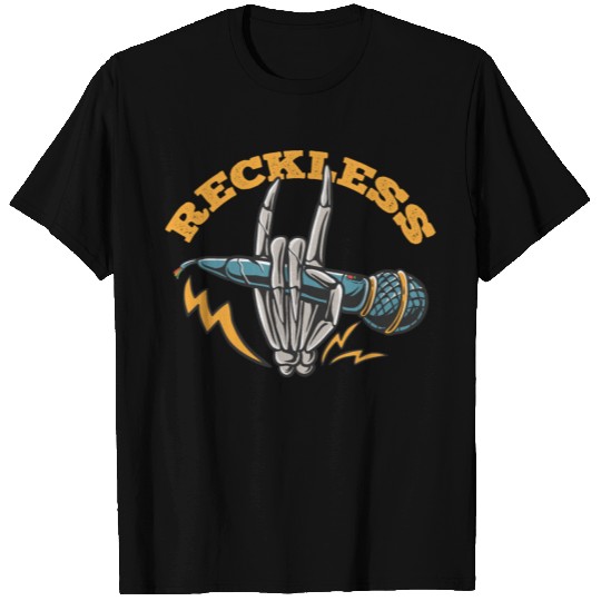 Reckless Skeleton hand T Shirts