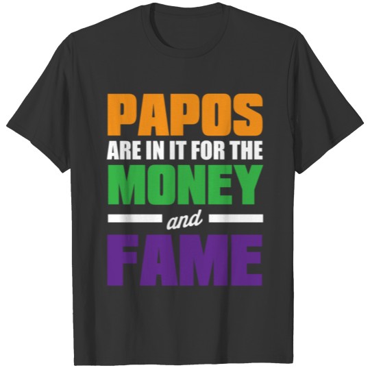 Mens Papo Grandpa Money Grandfather Fathers Day T-shirt
