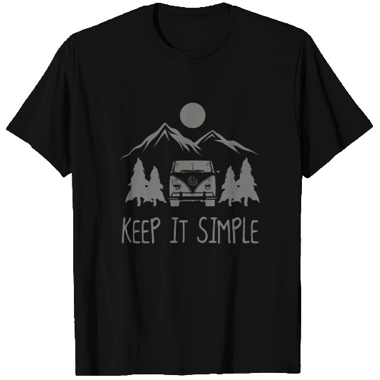 Camping Keep it simple T Shirts