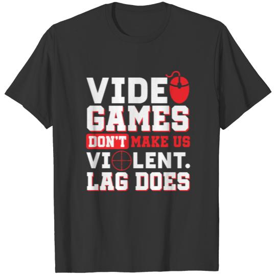 Video Games Dont Violent, Gaming T Shirts
