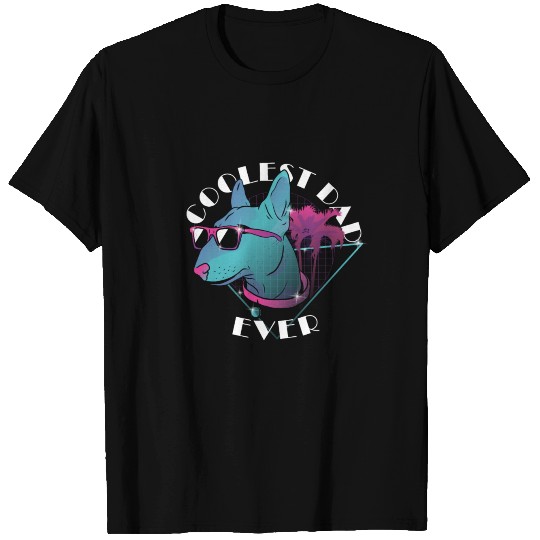 Funny bull terrier miniature dogs - men present T Shirts