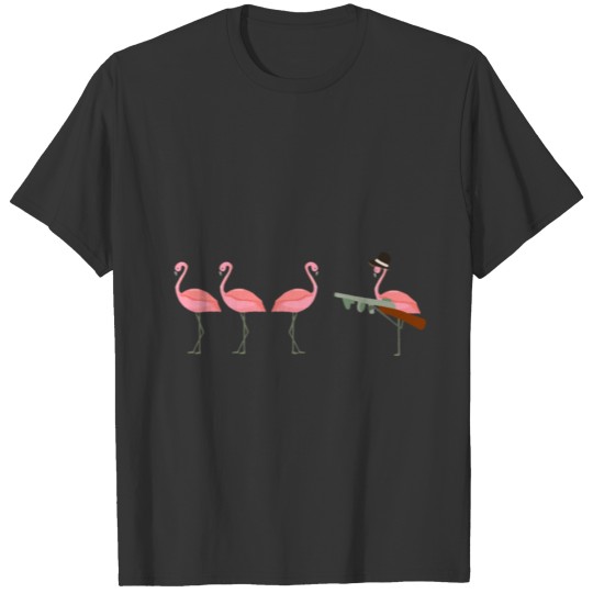 Don Flamingo shows who the boss is, Flamingos Gun T-shirt