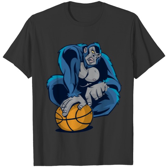 Gorilla Basketball Basketballer basket T-shirt T-shirt