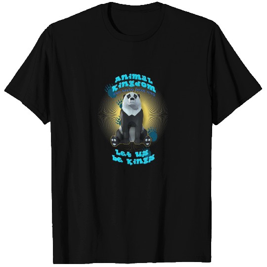 Animal Kingdom - The Panda Bear King T Shirts