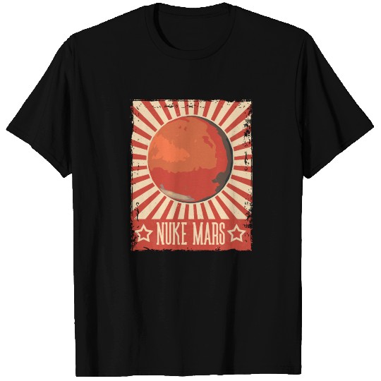 Vintage Nuke Mars Retro Occupy Mars T Shirts
