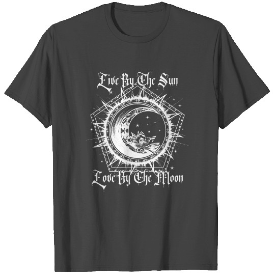 Wicca Boho Moon Witchcraft Moon Lotus T Shirts