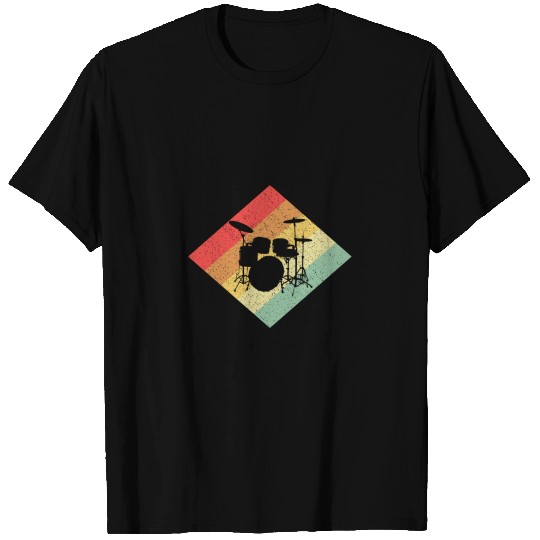 Retro Vintage 80S Drumming Gift For Drummers & Per T Shirts