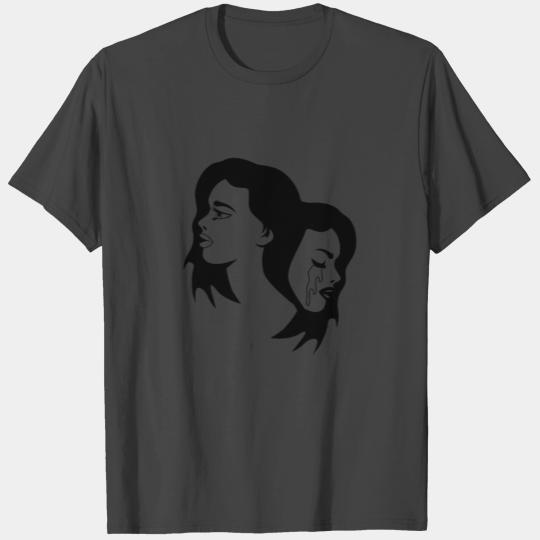 Angel Demon Sad Emotional And Moody Person Gift T Shirts