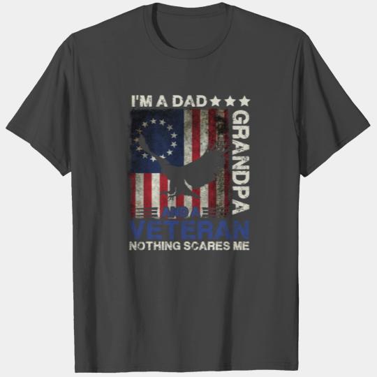 Distressed American Camo Flag Veterans T Shirts