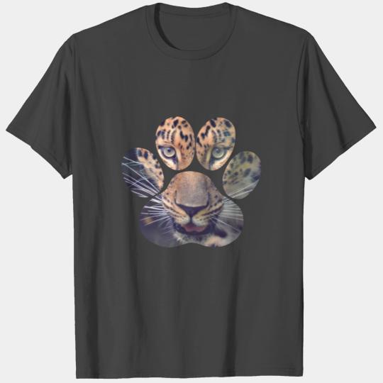 Leopard Eyes Paw Animal Cat Cheetah Lion Tiger Pri T Shirts