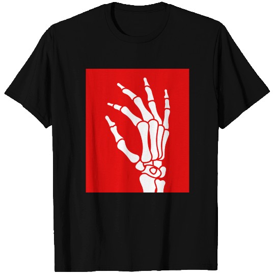 skeleton hand T Shirts