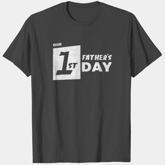 our 1st fathers day Dad Grandad Gift T Shirts
