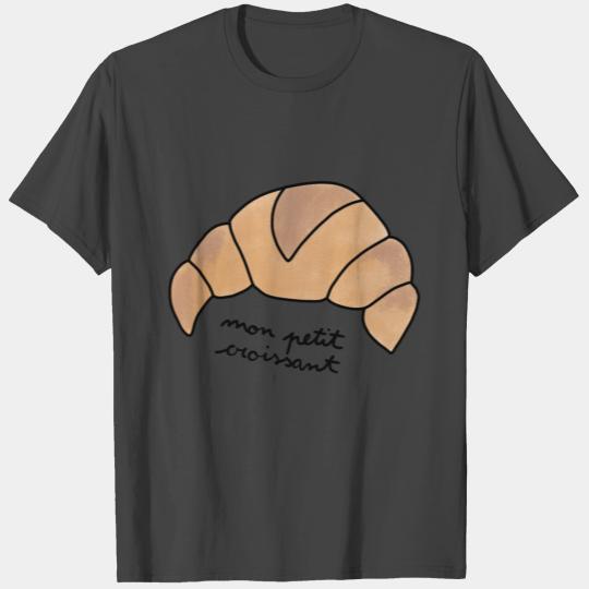 Mon petit croissant Cute Coffee Dates Cute T Shirts