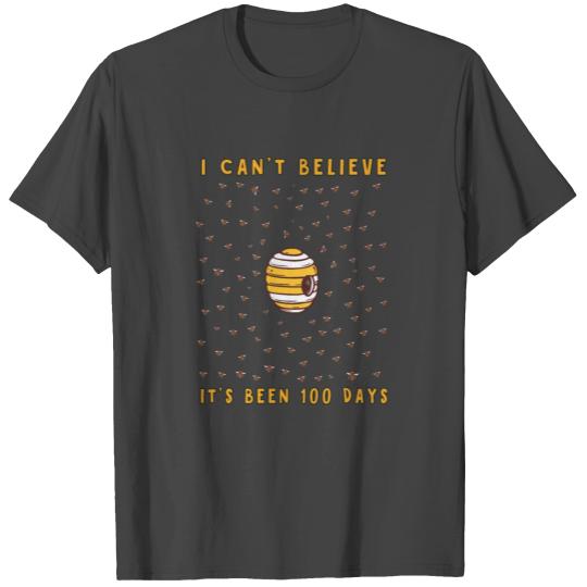 Bee Hive Tree 100 Days of School - Teacher or Stud T Shirts