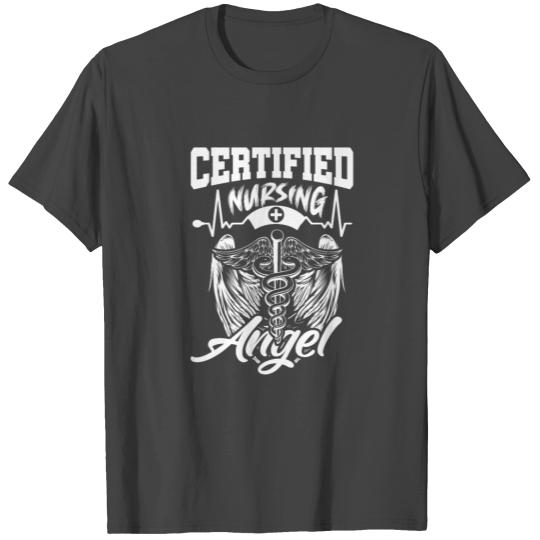 Certified Nursing Angle - medical design T Shirts