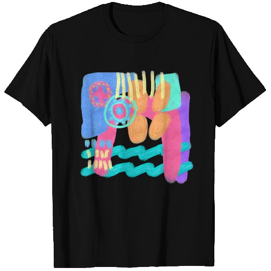Colorful Abstract Art to Wear T Shirts