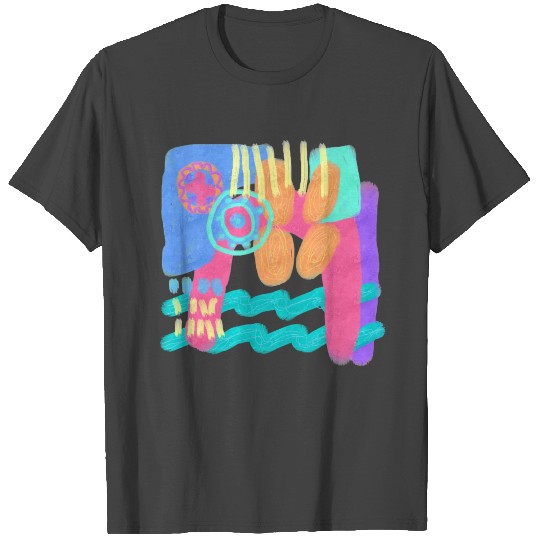 Colorful Abstract Art to Wear T Shirts