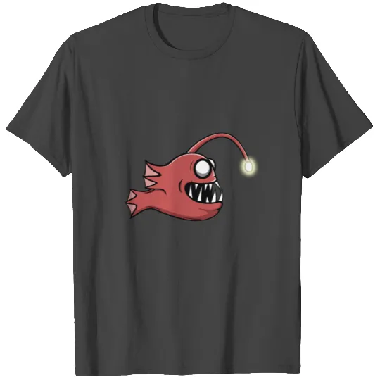 frogfish deep sea fishing retro angler angler funn T Shirts