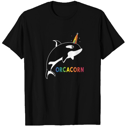 Unicorn Orca killer Whale funny aquatic lover T-sh T Shirts