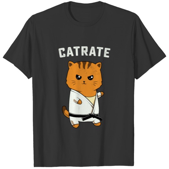 Karate Cute Kawaii Cat Martial Arts T Shirts