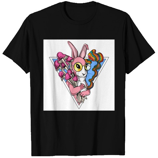 Psychedelic Rabbit T Shirts