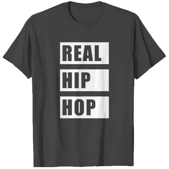 Real Hip Hop Rap Music Stencil Gift T Shirts