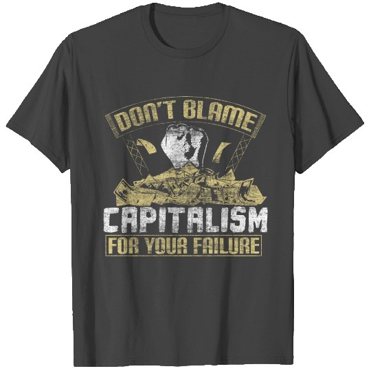 Capitalism power gift idea T Shirts