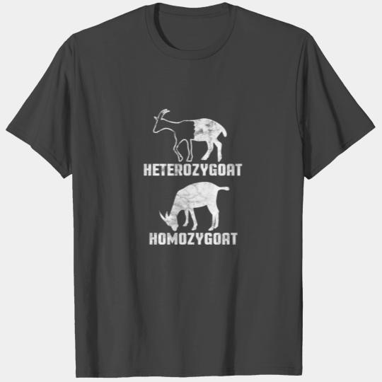 Biology Goat Heterozygoat Homozygoat T Shirts