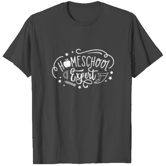 Study at home Homeschool Homeoffice Teacher Mom T Shirts