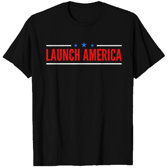 Launch America NASA Spacex Crew Dragon T Shirts