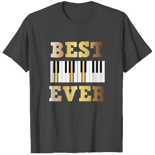 Best Dad Ever Piano T Shirts