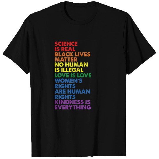 Science is Real Black Lives Matter T Shirts
