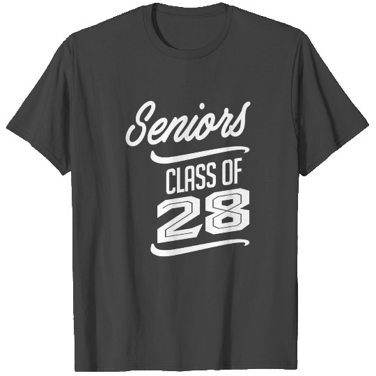 Class of 2028 - Senior Graduation School T Shirts