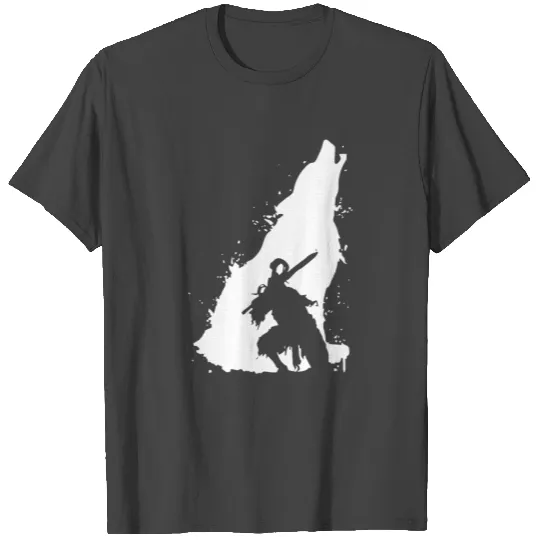 Knight Artorias Dark Souls Wolf Samurai T Shirts