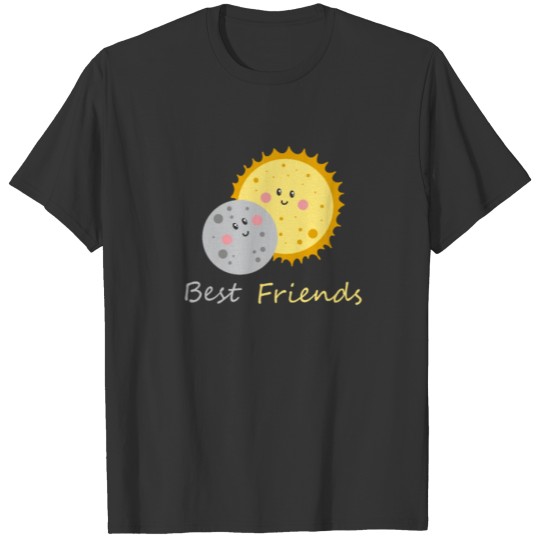 Best friends moon sun T-shirt