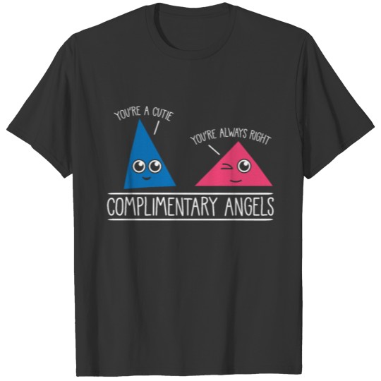 Cute Math Teacher Educators Complimentary Angels T Shirts